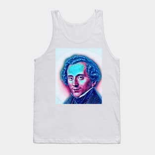 Felix Mendelssohn Snowy Portrait | Felix Mendelssohn Artwork 13 Tank Top